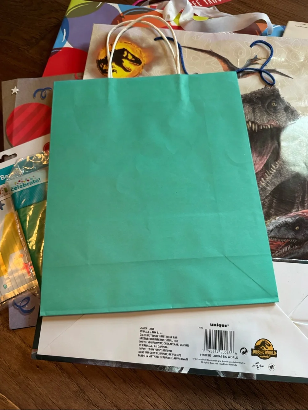 13 various size and occasion gift bags